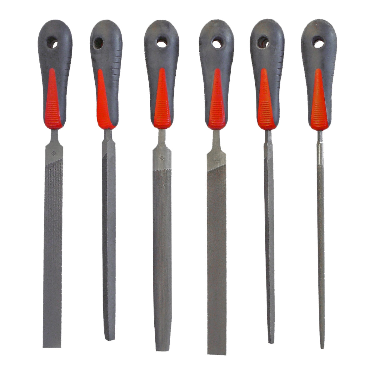 File set 6 pieces 200 mm in roll bag