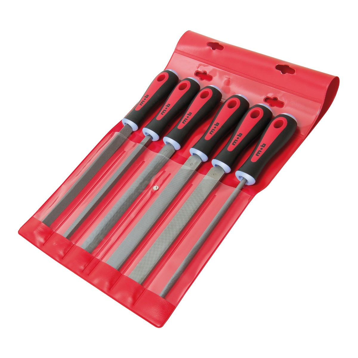 File set 6 pieces 200 mm in roll bag