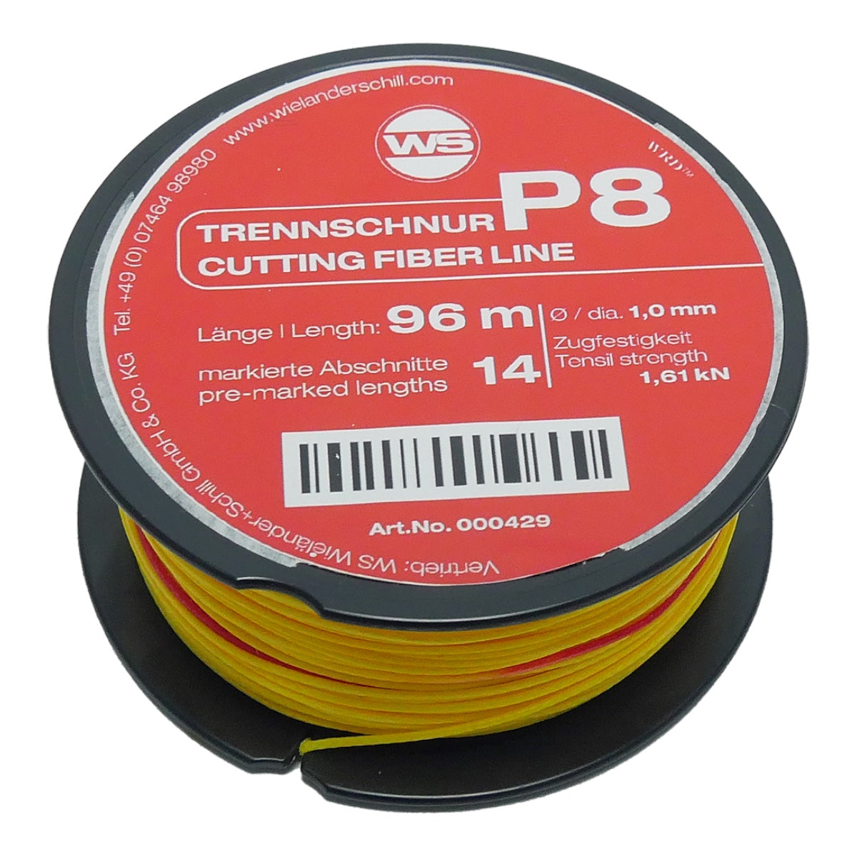 Separating cord P8 Ø 1 mm | Pack of 96 m for vehicle window removal