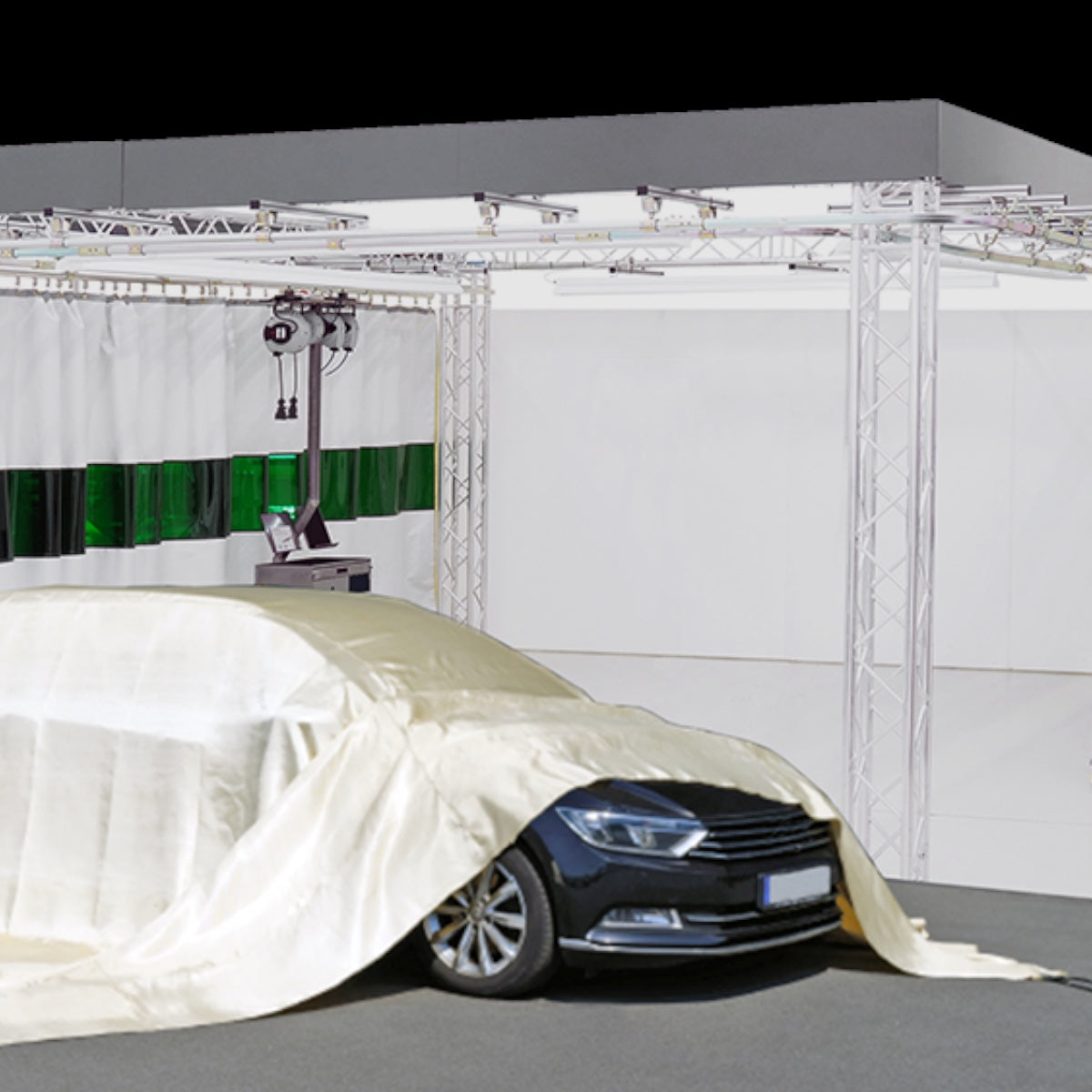 Fire containment ceiling WS 1100 (A1) including trolley and protective cover