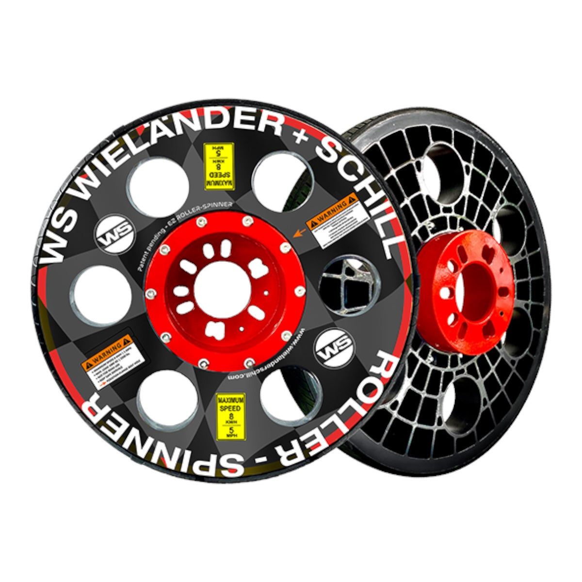 WS roller spinner | 4/5 painting wheel, spare wheel and maneuvering aid