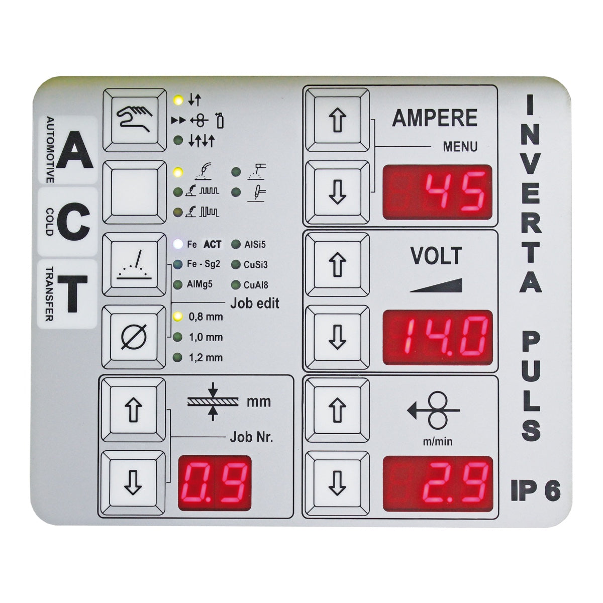 InvertaPuls IP6-2 ACT | 3x200V | Steel/aluminium kit 