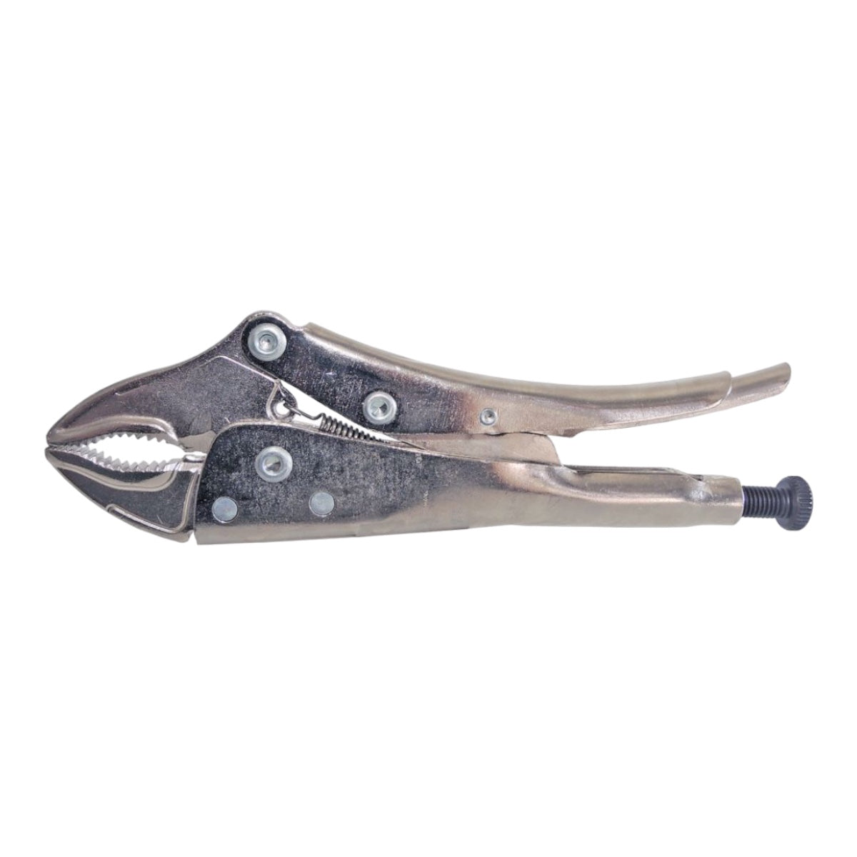 Grip pliers 111, curved jaws 10″