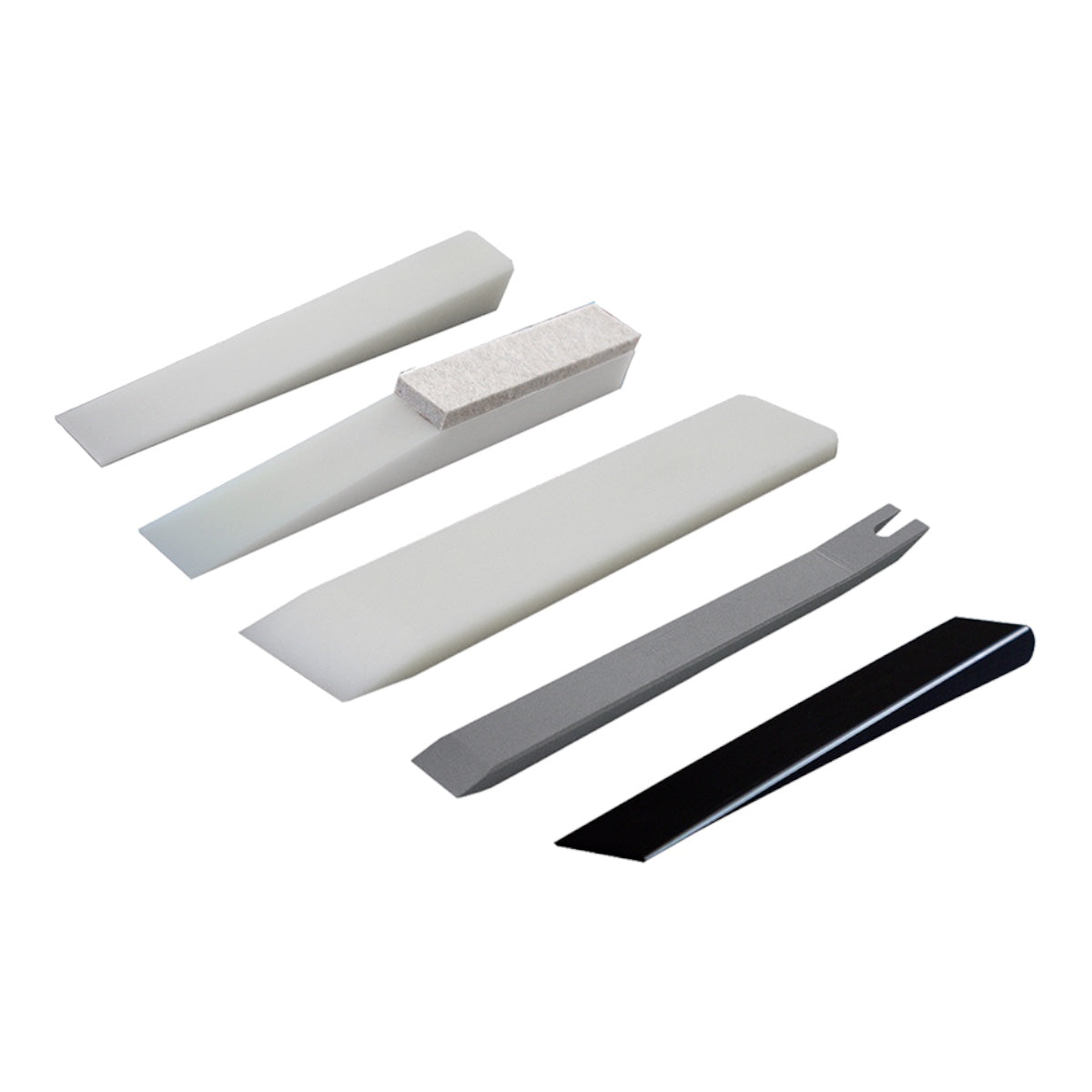 Set of decorative strips and assembly wedges (5 pieces)