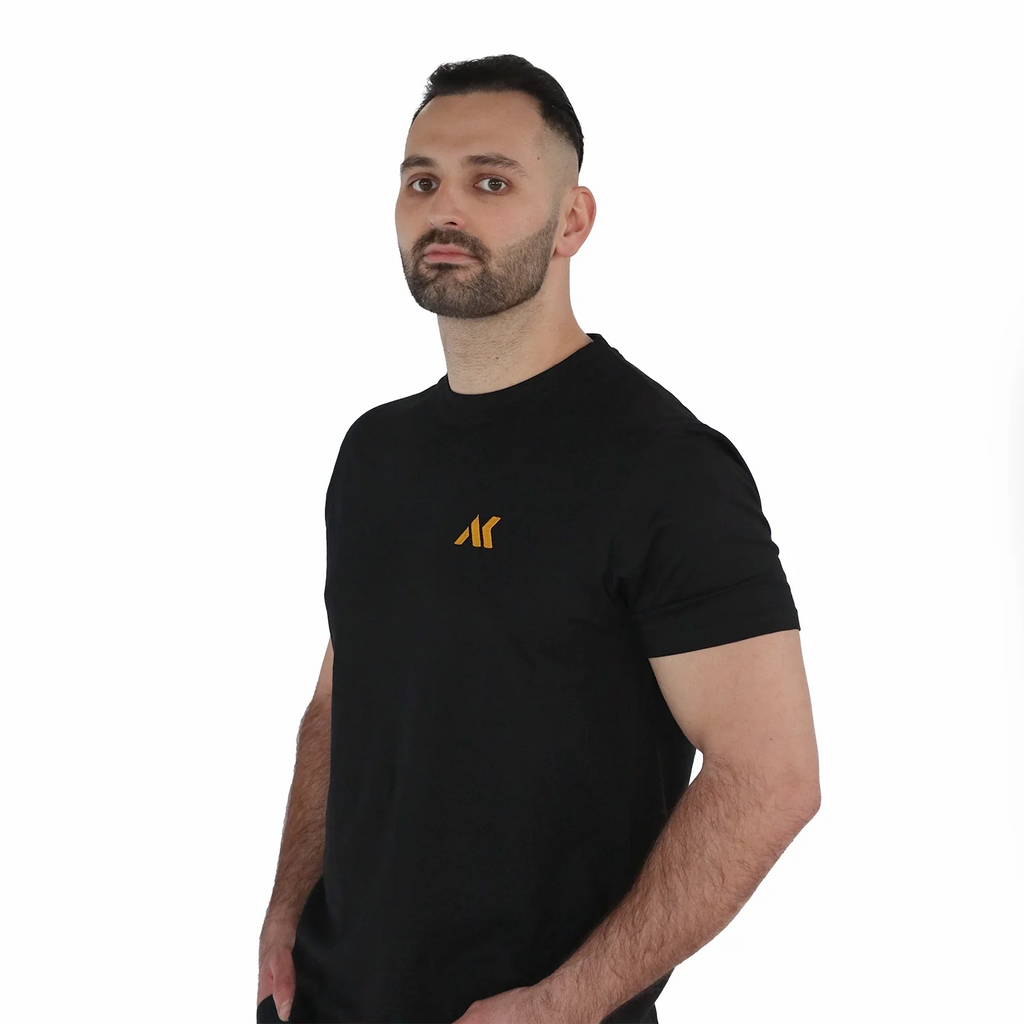 トップス 10th embroidery logo pack T-shirt Cotton T-shirt with logo embroidery in Black for Men