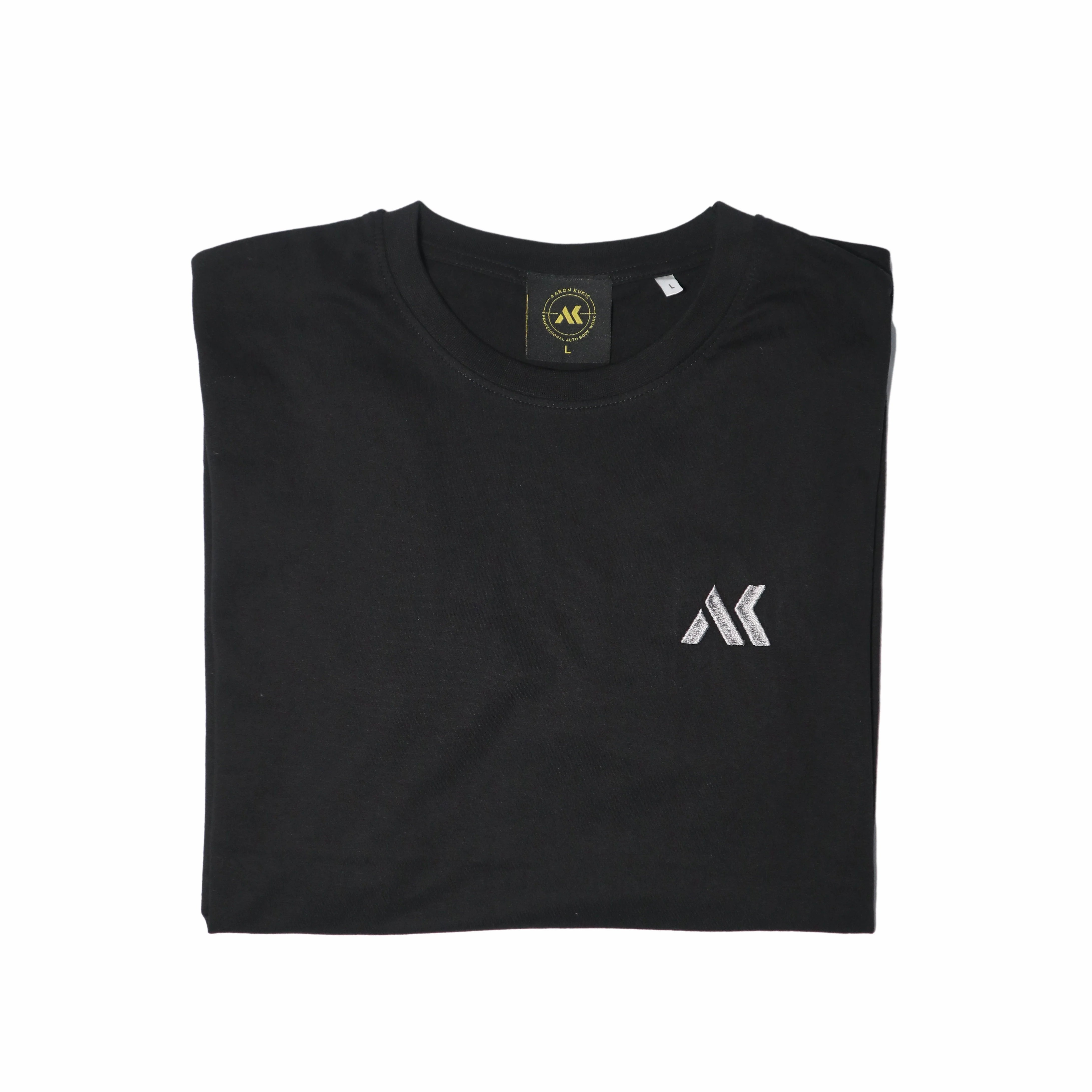 Basic T-Shirt Logo Embroidery Grey