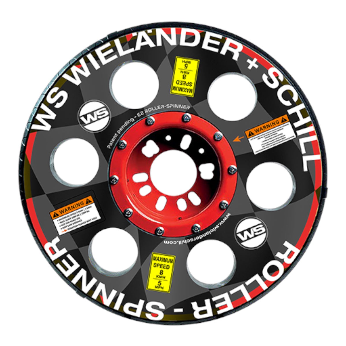 WS roller spinner | 4/5 painting wheel, spare wheel and maneuvering aid 